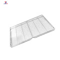 Grille de cuisson et de refroidissement pour barbecue en acier inoxydable